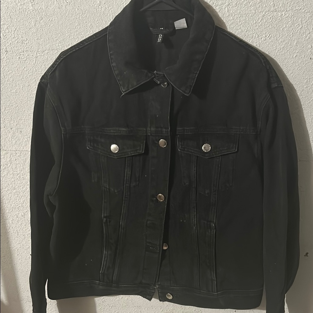 Classic Black Denim Jacket